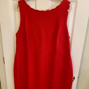 Valentine's Red sheath dress from the Loft!